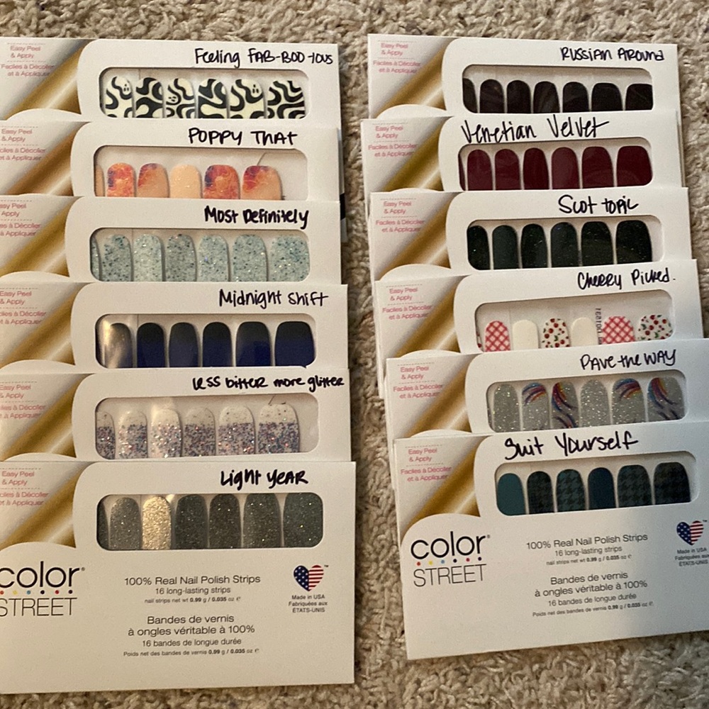 Color street sets!